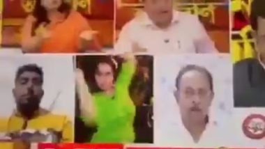 Panelist Mocks News Channel by Dancing on Air During Debate When Not Given Chance To Speak (Watch Video)